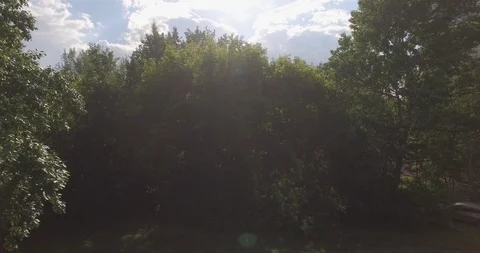 Ascending fly over 50 meter houses 스톡 동영상 109140163