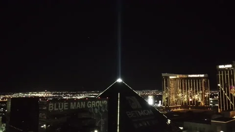 Ascending on Las Vegas Stock Footage 164070577