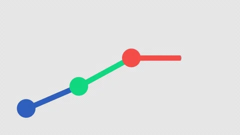 Ascending Line Graph Shows Growth for Business Analytics Dashboards Stock Footage 342731647