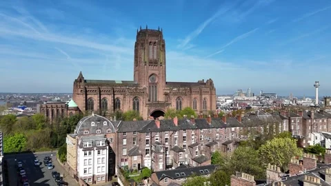 Ascending Liverpool Cathedral Stock Footage 333795220