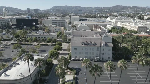 Ascending over Hollywood Stock Footage 312286537