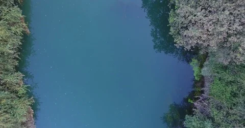 Ascending from river. Stock Footage