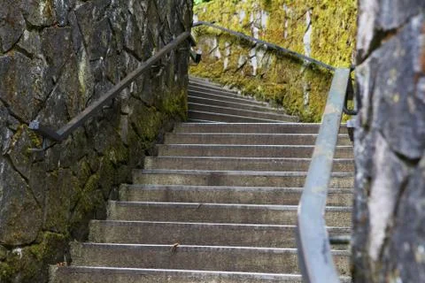 Ascending staircase Stock Photos
