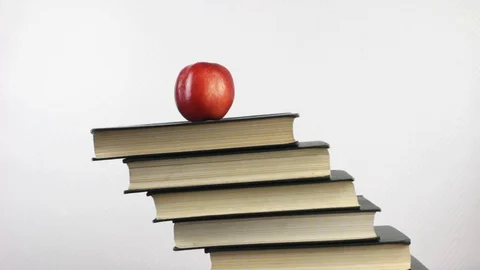 Ascending the Stairs of Knowledge Stock Footage 71473899