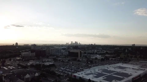 Ascends On Denver Stock Footage 123451290