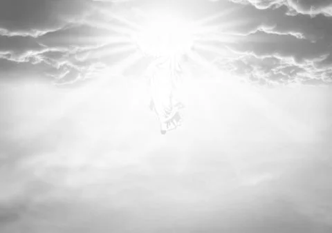The Ascension And Resurrection Illustrazione stock