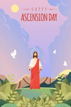 Ascension Day Stock Illustration