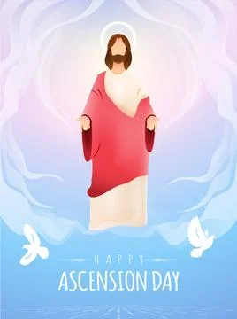 Ascension Day Stock Illustration