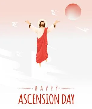 Ascension Day Stock Illustration