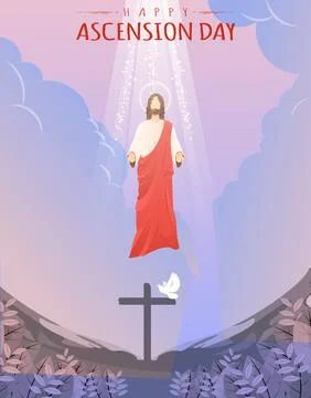 Ascension Day Stock Illustration
