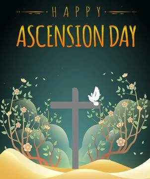 Ascension Day Stock Illustration