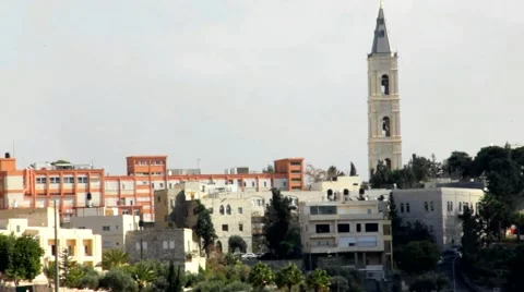 Ascension Monastery (Mount of Olives). Jerusalem Stock Footage 44139342