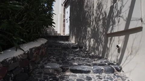 Ascension On A Stone Ladder Stock Footage 242320846