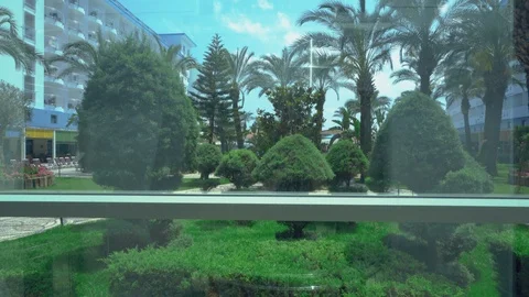 Ascensor climb up to 6 floor Stock Footage 111142005