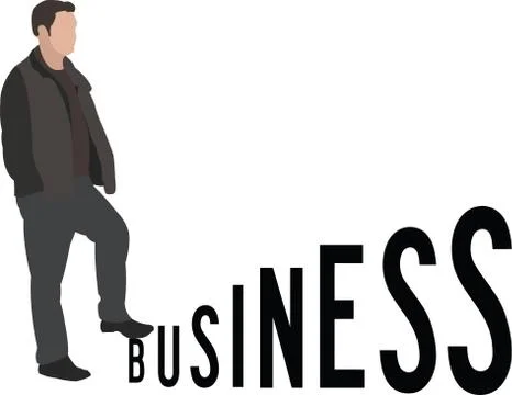 Ascent of business Stock Illustration