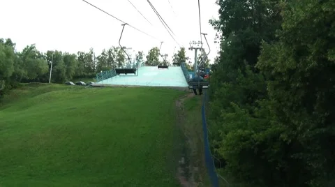 Ascent By Cable Car 2 Stock Footage 7730370