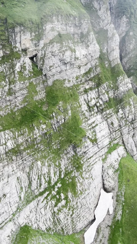 Ascent to Sntis with panoramic view Stock Footage 306068030