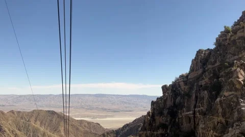 Ascent through Chino Canyon Stock Footage 175804665