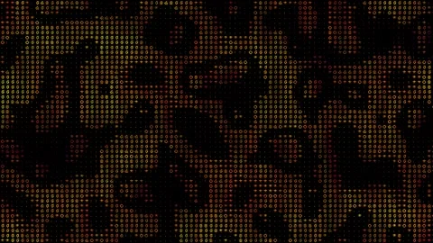 ASCII Abstract Flow Background Seamless Loop Stock Footage 335858321