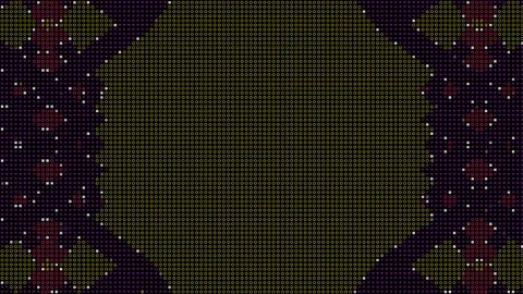 ASCII Art Text Loop Complex Pattern VJ Background Video Loop Видео 175035329