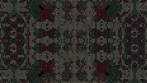 ASCII Art Video Loop Complex Geometric Pattern Looping Background Stock Footage 175044988