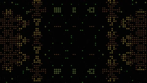 ASCII Art Video Loop Complex Geometric Pattern Looping Background Видео 175065125