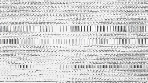 ASCII Digital Noise Texture Loop Stock Footage 336285760