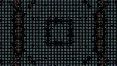 ASCII Loop Complex Geometric Pattern Looping Background Видео 175070113