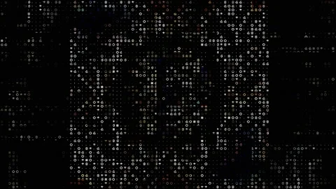 Ascii Text Abstract Pattern Video Background Loop Stock Footage 171124944