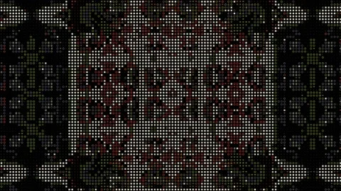 ASCII Text Loop Complex Geometric Pattern Background Matrix Stock Footage 175043848