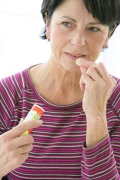  Ascorbic acid Tablet of natural vitamin C prepared from vegetals, (notabl... Stock Photos