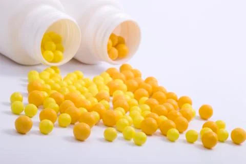 Ascorbic acid, vitamin C Stock Photos