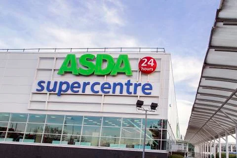 Asda Super Store Stock Photos
