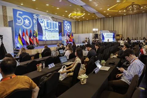 ASEAN foreign ministers' summit to be held in Manila, Paranaque, Philippines - 2 Stock Photos