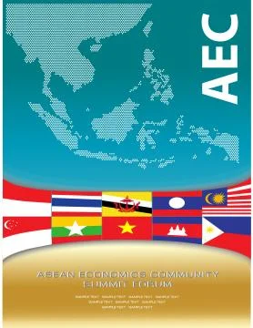 Asean Map Stock Illustration