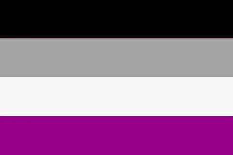 Asexual Pride Flag background Illustration Stock Illustration