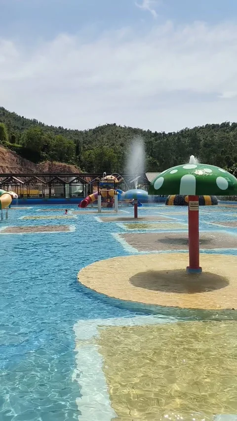 Asfa Recreation Waterpark. Stock Footage 302412754
