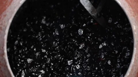 Asfalt meshaetsya Stock Footage 165227067