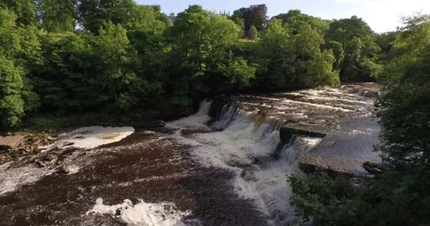 Asgarth Waterfall Stock Footage 135751707