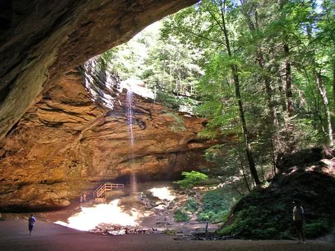 Ash Cave, Hocking Hills State Park, Ohio Stock Photos