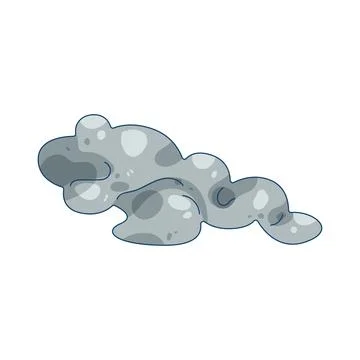 Ash smoke Stock Illustration
