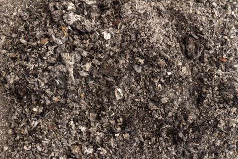 Ash texture background closeup black Stock Photos