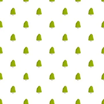 Ash tree pattern seamless Stock Illustration