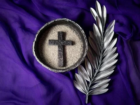 Ash Wednesday concept Stock Photos