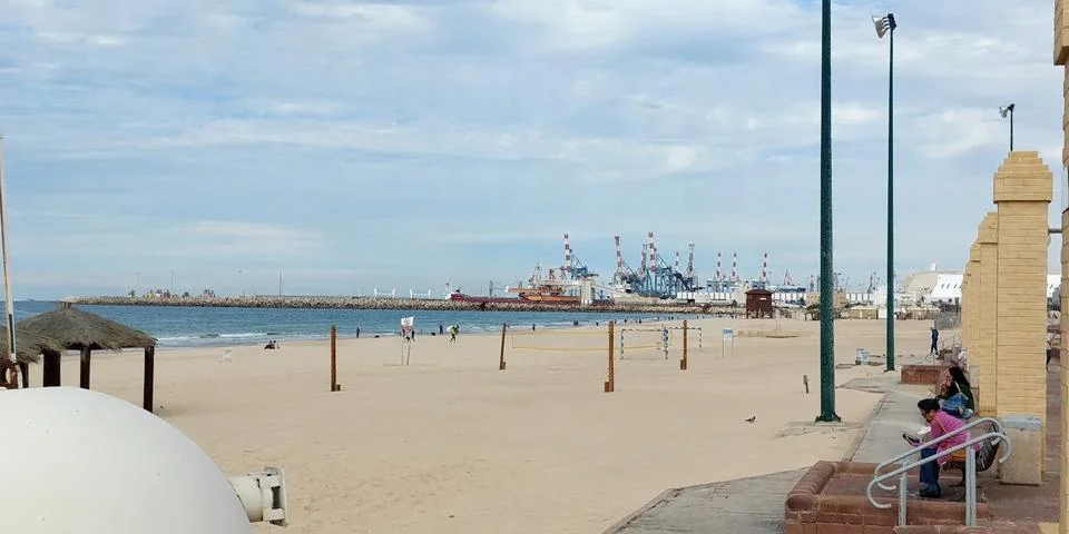 Ashdod beach Stock Photos