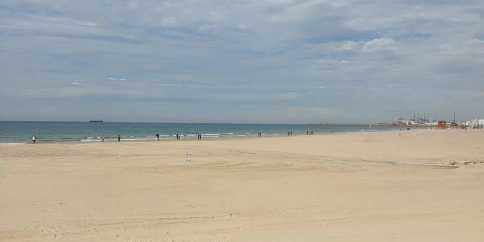 Ashdod beach Foto stock