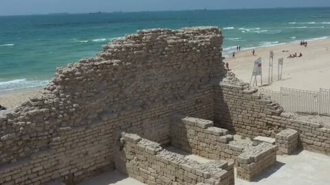 Ashdod Citadel Stock Footage 143456795