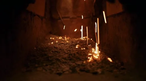 Ashes to ashes dust to dust Stock Footage 11853149