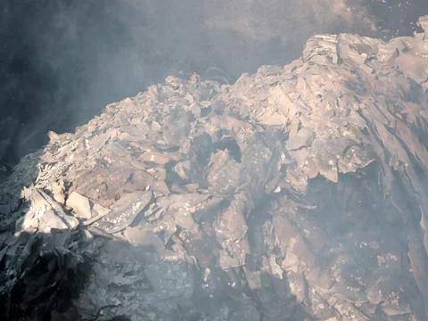 The ashes of burnt Stock Photos