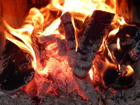 Ashes of Fire Stock Photos